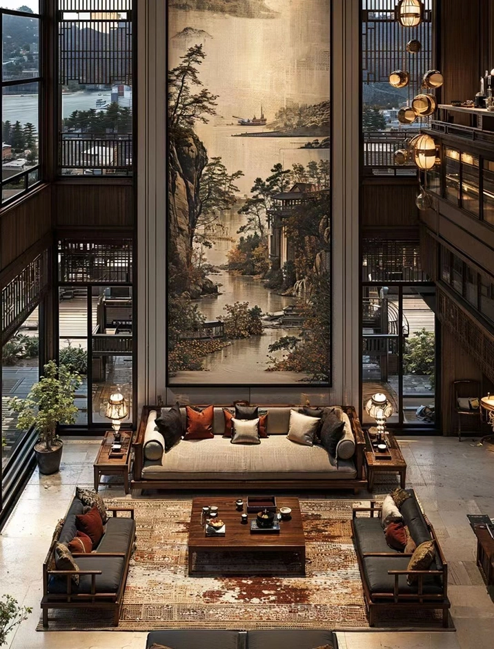 Modern architectural design featuring technology integration